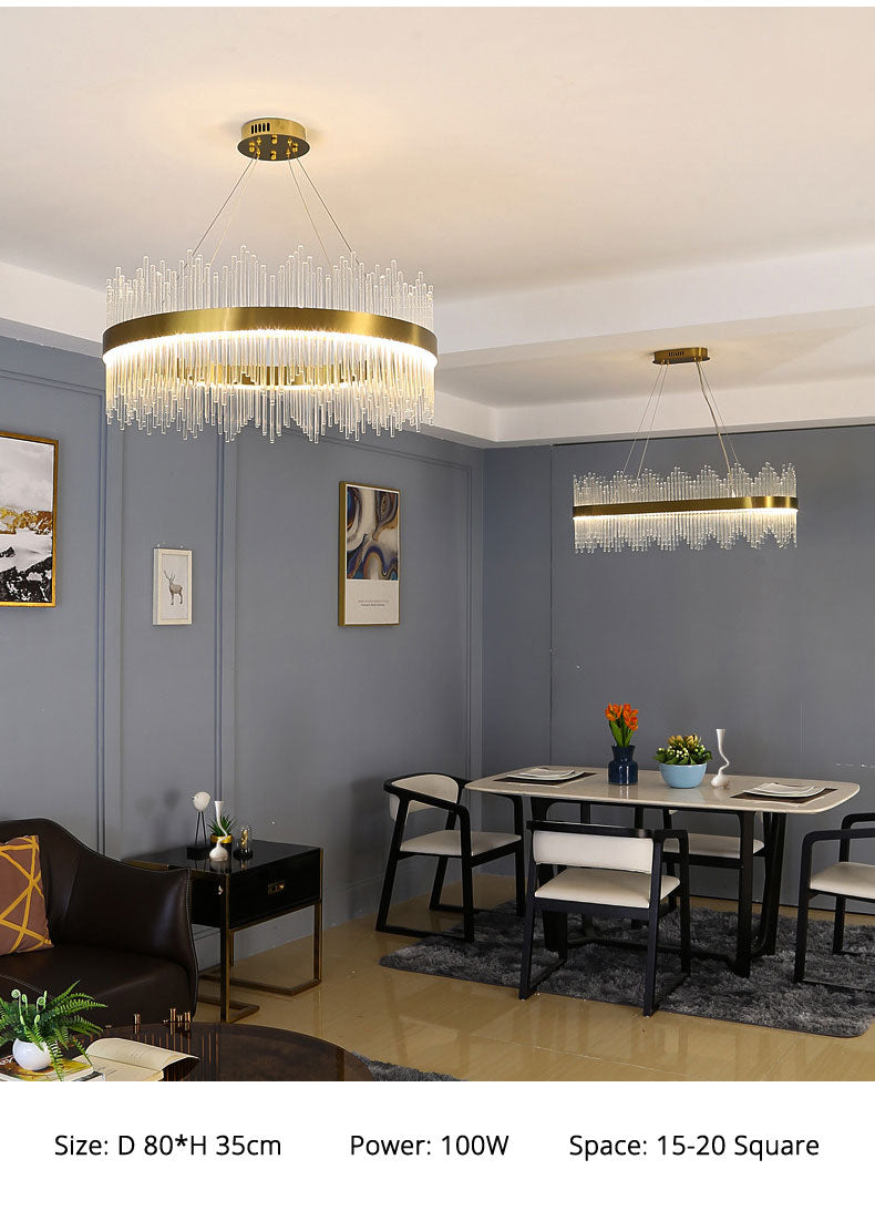 Marilyn Moderne Luxuriöse Kristall Kronleuchter, ∅50CM - Lumpaz