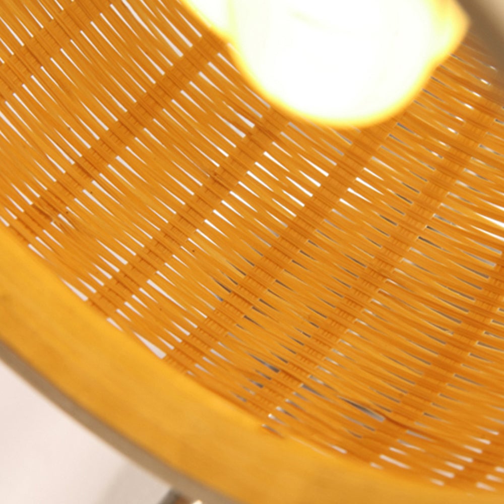 Ritta Außenwandleuchte Bauernhof, Metall & Rattan, 33CM Lang - Lumpaz