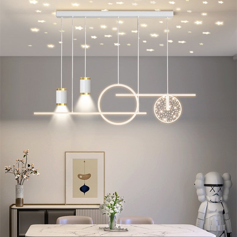 Madina Modern Pendelleuchte Line für Esszimmer,100CM Lang - Lumpaz