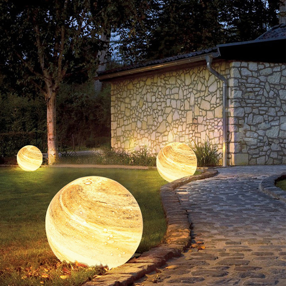 Elif Außenleuchte, 2 Farben,  Solar, ∅15/20/25/30/40CM - Lumpaz