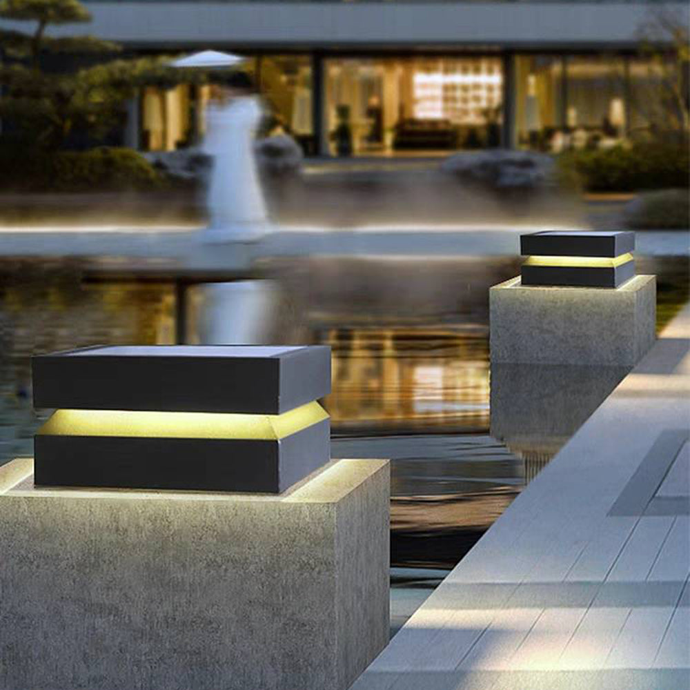 Riley Solar Außensockelleuchte, 25CM/30CM/40CM Lang - Lumpaz