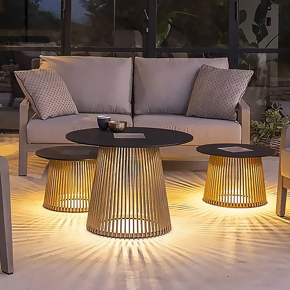 Orr Außenstehleuchte /mit Tisch, Solar, Höhe 40/50/70CM - Lumpaz
