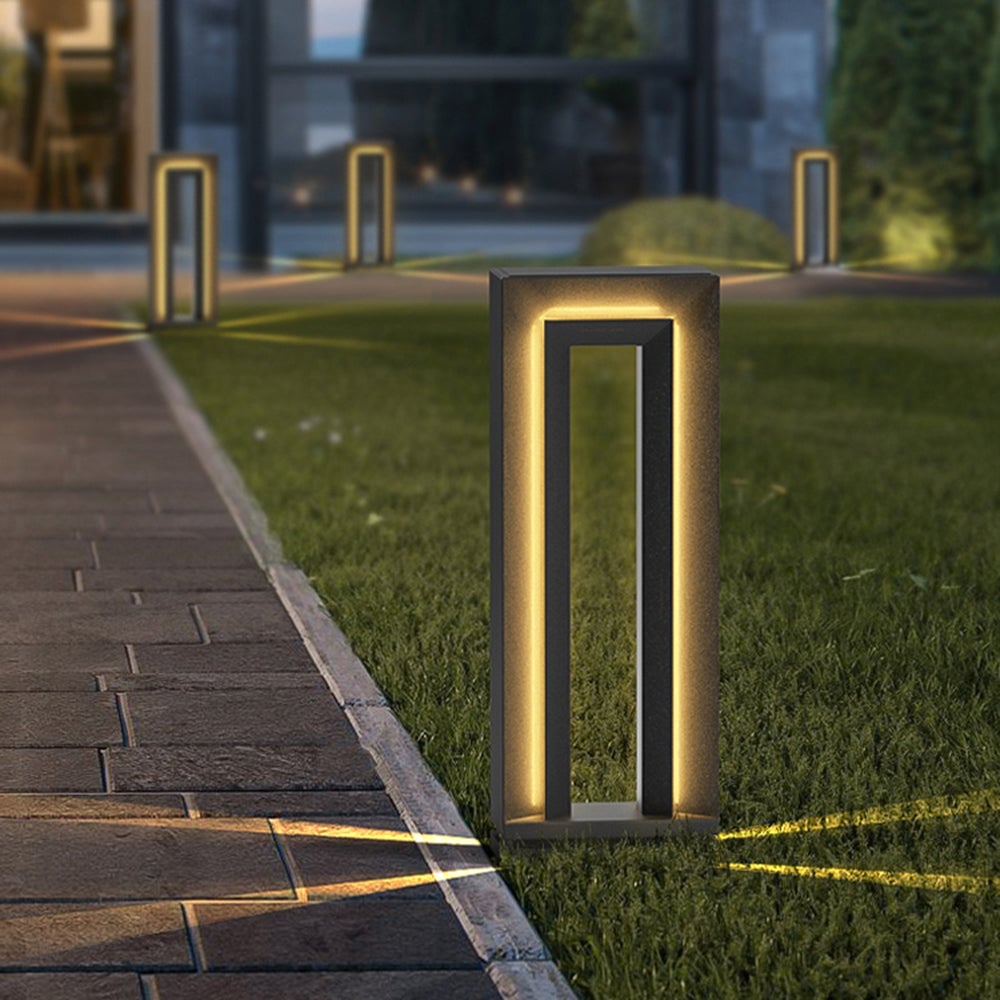Pena Außen-Wegeleuchte Rechteckig, Solar, 62CM Lang - Lumpaz