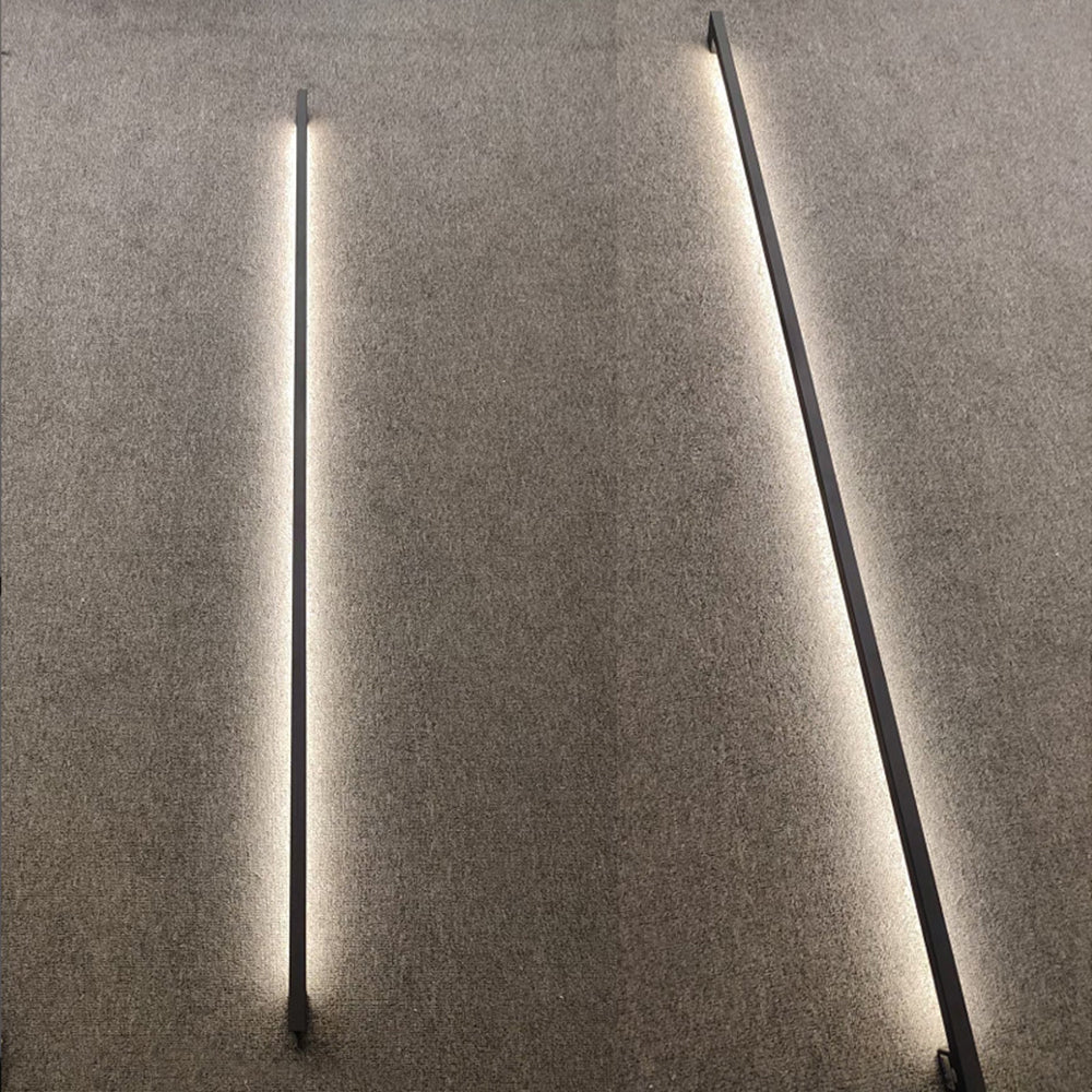 Edge Schlank Linear Wandlampe, Metall&Acryl, L 80/120CM - Lumpaz