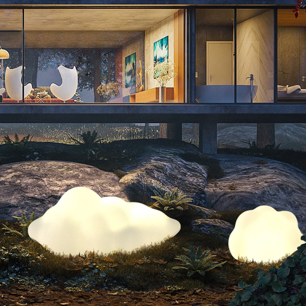 Minori Außenleuchte Wolke, Wiederaufladbar, 30CM/55CM/60CM/90CM/120CM/180CM Lang - Lumpaz