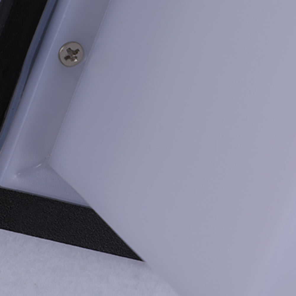 Orr Außenwandleuchte Schwarz & Weiß,  Quadratisch, 16CM - Lumpaz