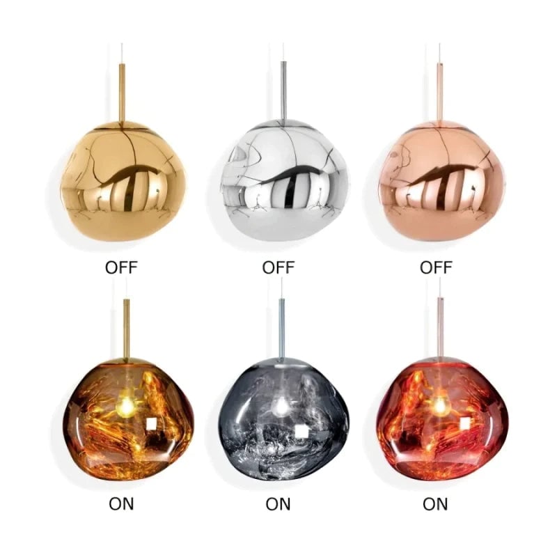 Mirza Pendelleuchten, Gold, ∅38CM - Lumpaz