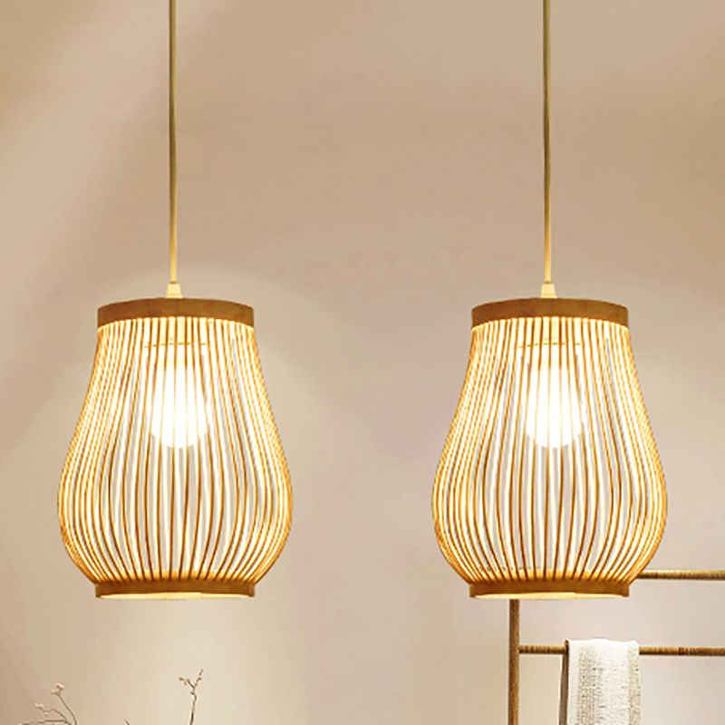 Muto Pendelleuchte Bambus, ∅18CM/20CM - Lumpaz