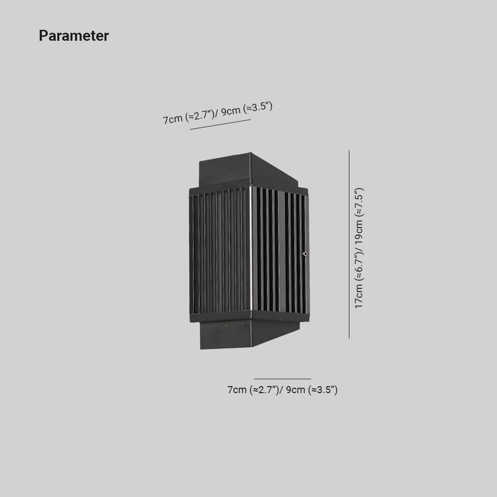 Orr Außenwandleuchte, Up & Down, 17/19CM Lang - Lumpaz
