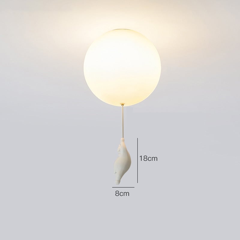 Fateh Bär Luftballons Deckenleuchte Karikatur Kinderzimmer, ∅15CM - Lumpaz