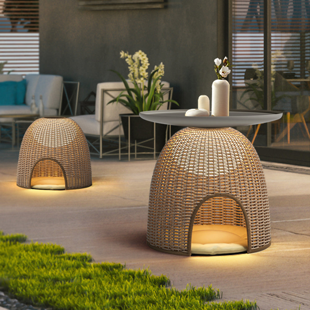 Ritta Außenstehleuchte /mit Tisch, Solar, 40/47CM Lang - Lumpaz