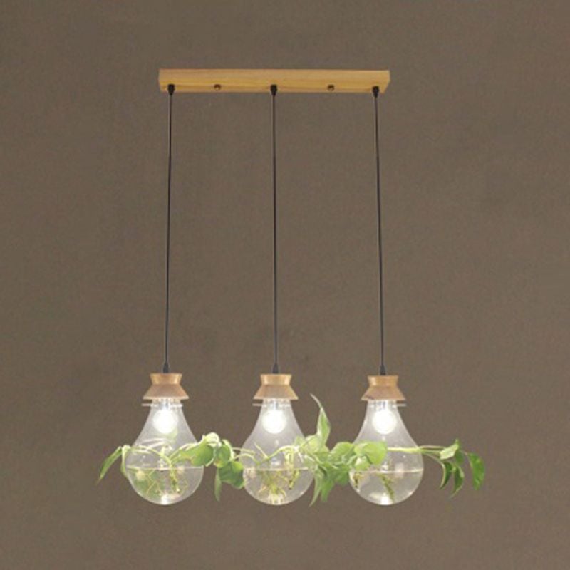 Nest Pendelleuchte Pflanzentopf-Cluster, 2 Farben/Shape, 1/3-flammig - Lumpaz