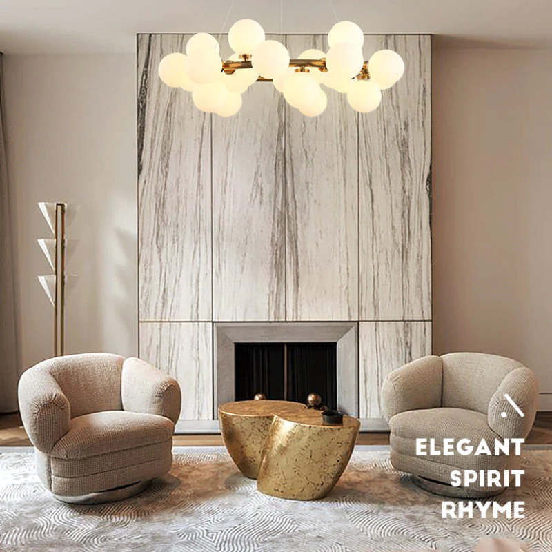 Valentina Pendelleuchten, Zauberbohnen, Gold - Lumpaz