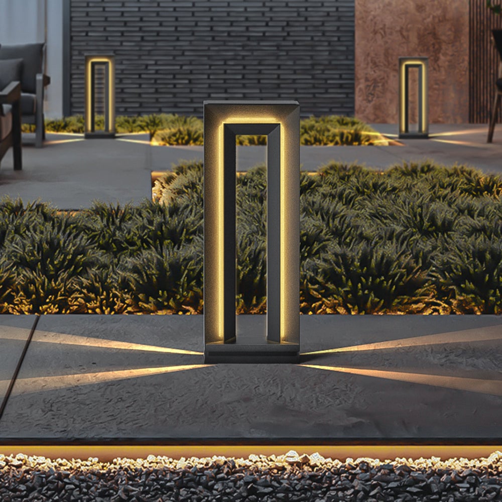 Pena Außen-Wegeleuchte Rechteckig, Solar, 62CM Lang - Lumpaz