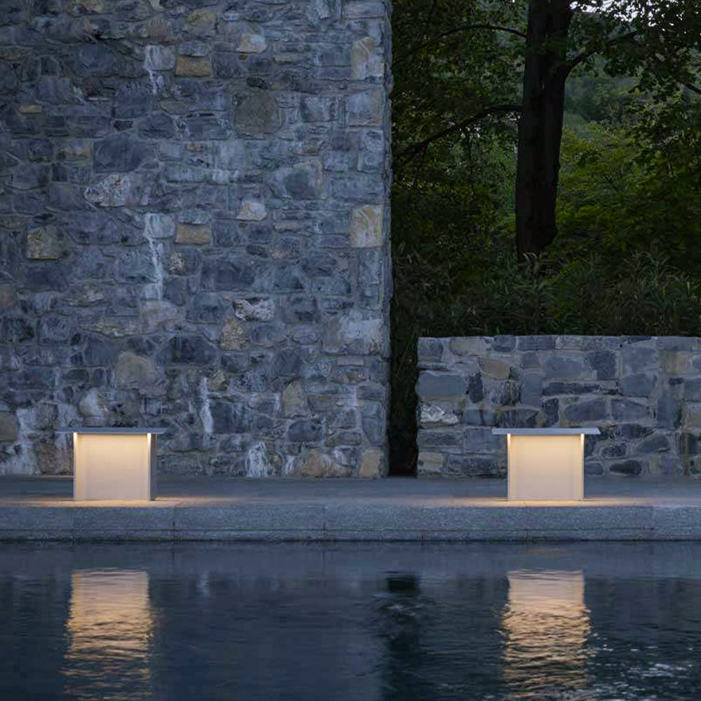 Orr Modern Außen-Pollerleuchte Grau Solar, 32CM/72CM Lang - Lumpaz