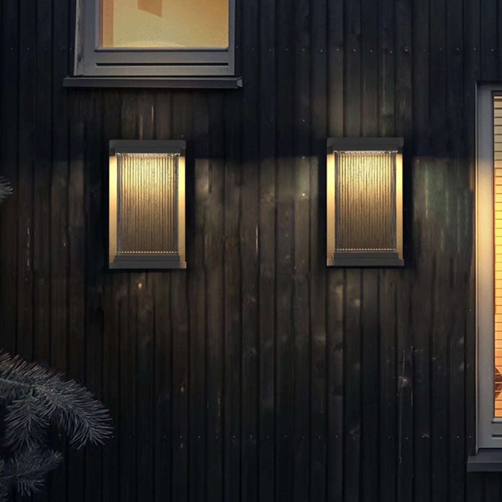 Orr Minimalistisch Außenwandleuchte, 17CM Lang - Lumpaz