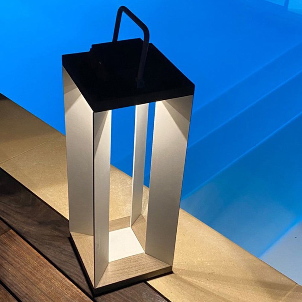 Orr Außenstehleuchte Schwarz, Minimalistisch, Höhe 35/55CM - Lumpaz