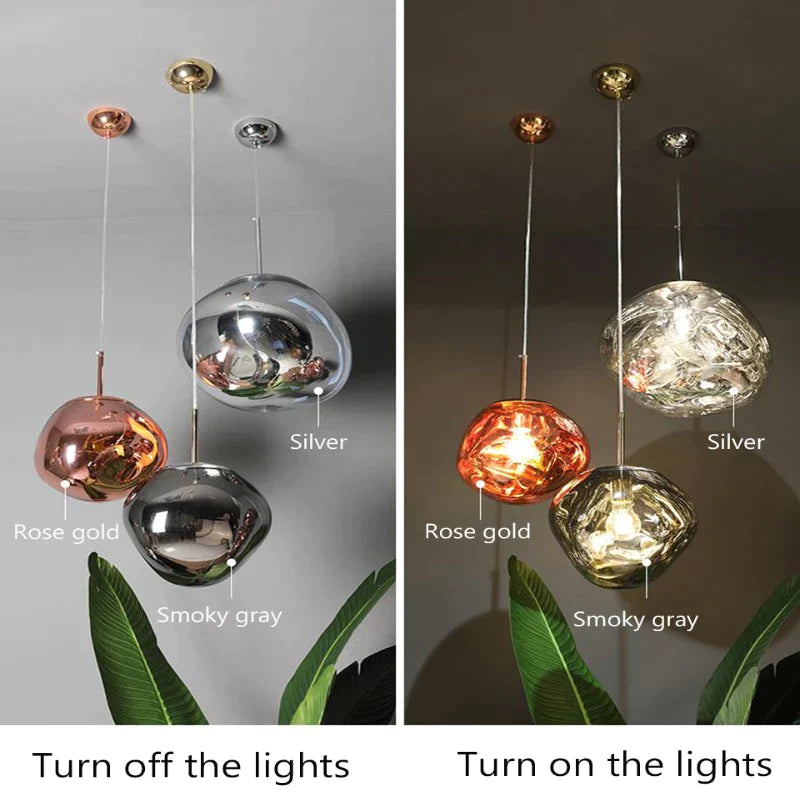 Mirza Pendelleuchten, Gold, ∅38CM - Lumpaz