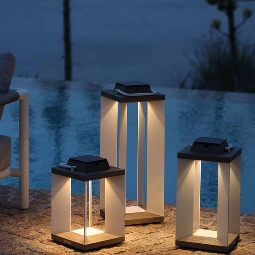 Orr Außenstehleuchte Schwarz, Minimalistisch, Höhe 35/55CM - Lumpaz