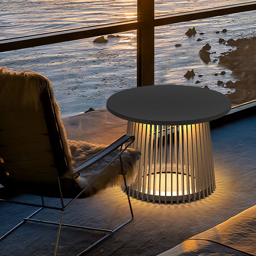 Orr Außenstehleuchte /mit Tisch, Solar, Höhe 40/50/70CM - Lumpaz
