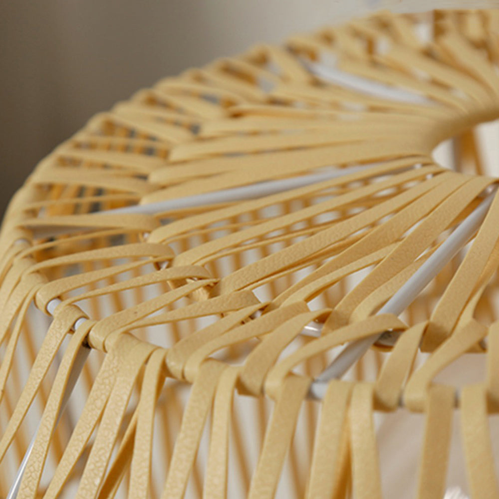 Ritta Außenstehleuchte Bauernhof, Metall & Rattan, ∅28/41/52CM - Lumpaz