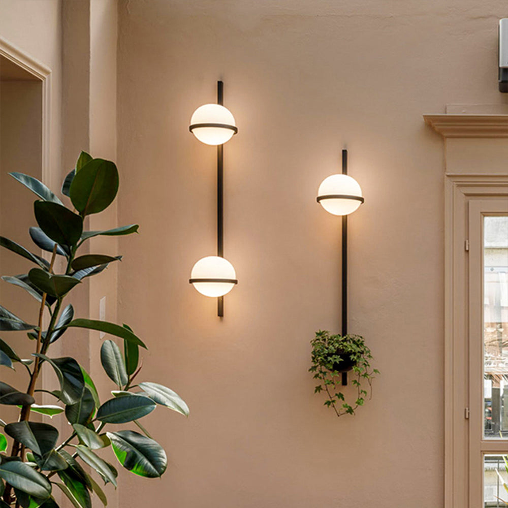 Valentina Außenwandleuchte mit Pflanztopf, Solar, 4 Stile, 55/100/120CM Lang - Lumpaz