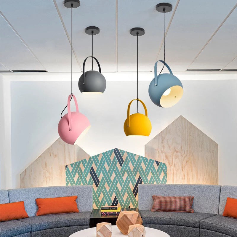 Morandi Pendelleuchte, Dunkelblau, ∅25CM - Lumpaz