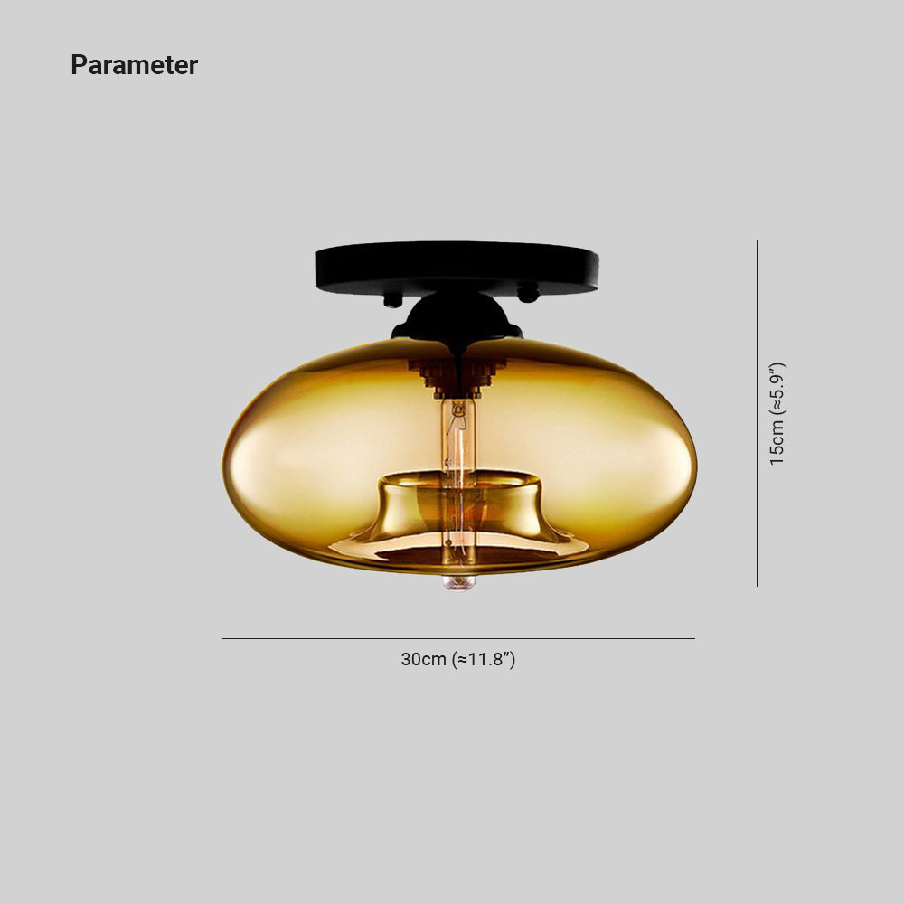 Sanna Industriell Deckenleuchte, 5 Farben, ∅30CM - Lumpaz