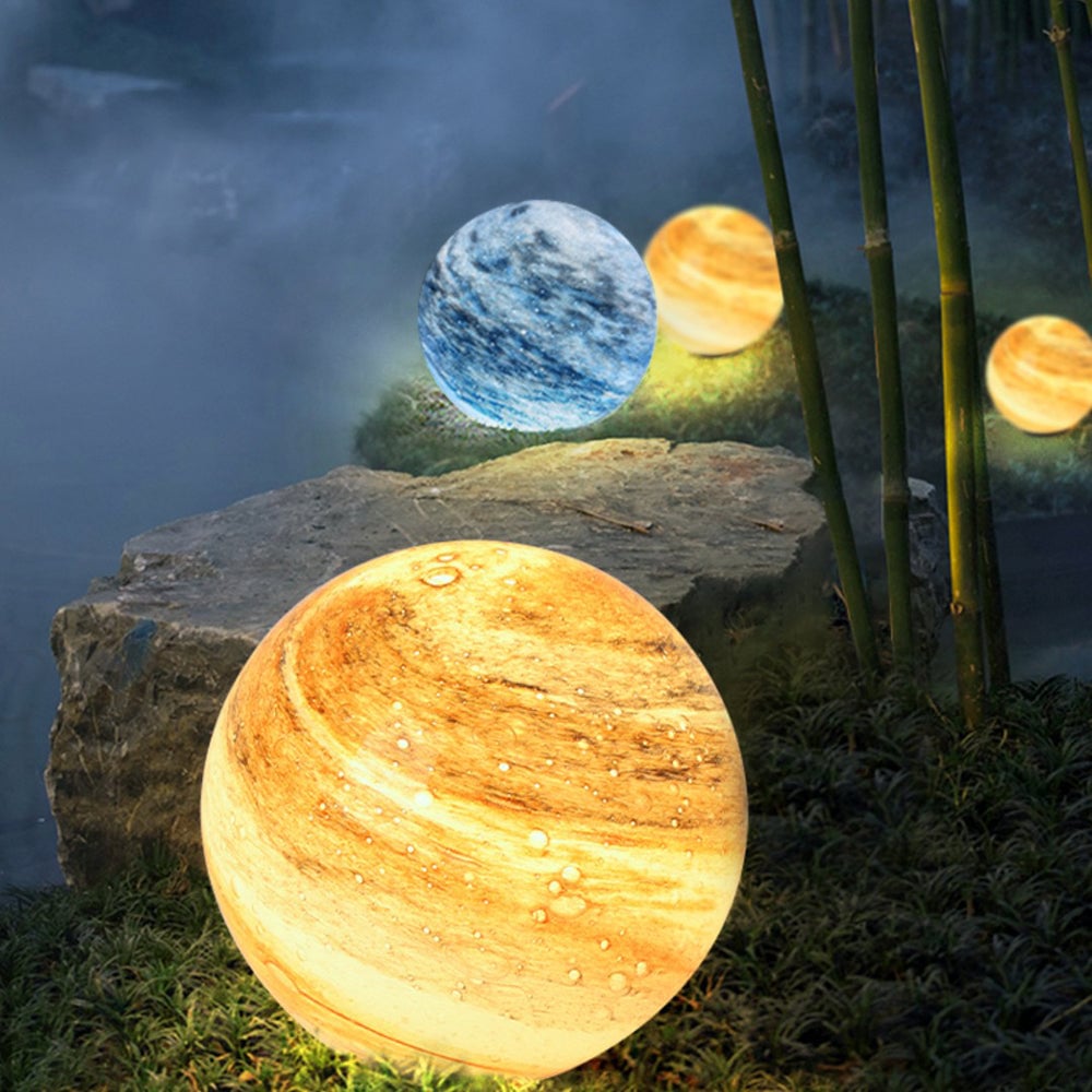 Elif Außenleuchte, 2 Farben,  Solar, ∅15/20/25/30/40CM - Lumpaz