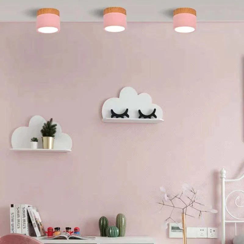 Moderne LED-Downlights Makrone Deckenleuchte, Grün&Weiß - Lumpaz