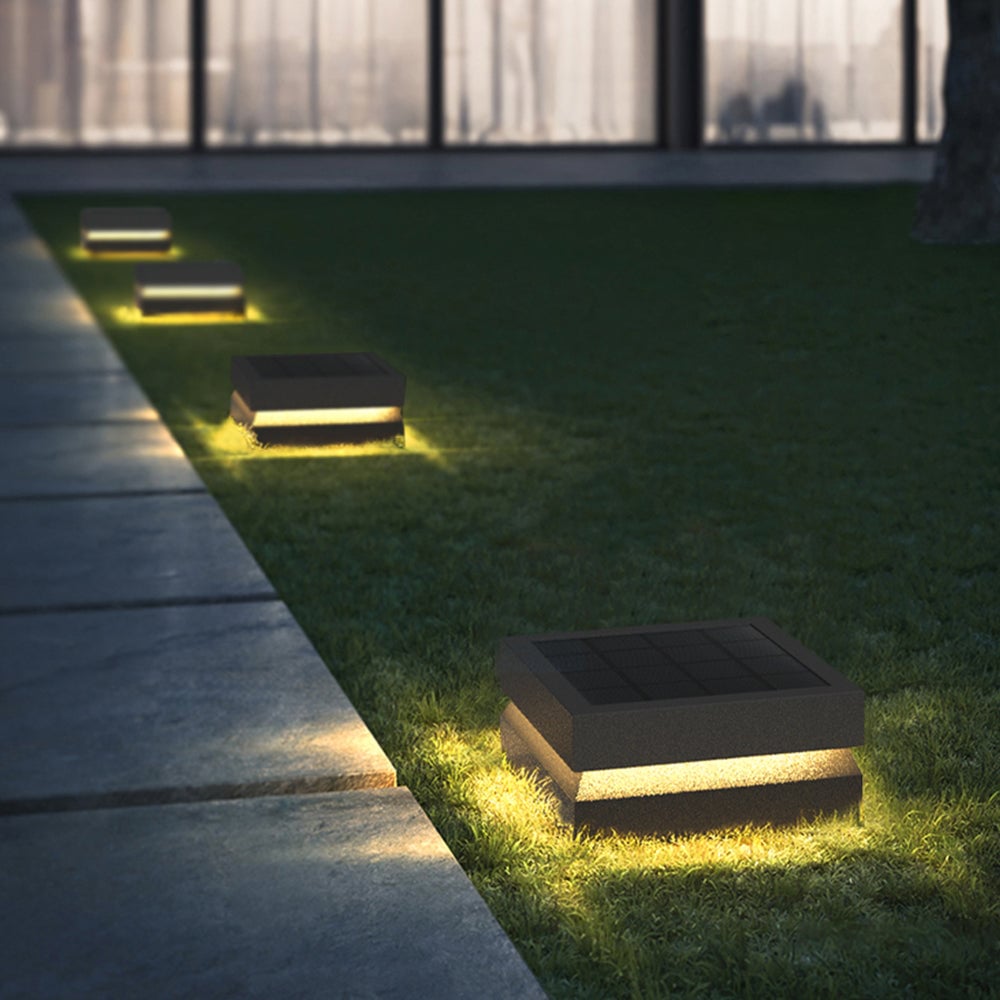 Riley Solar Außensockelleuchte, 25CM/30CM/40CM Lang - Lumpaz