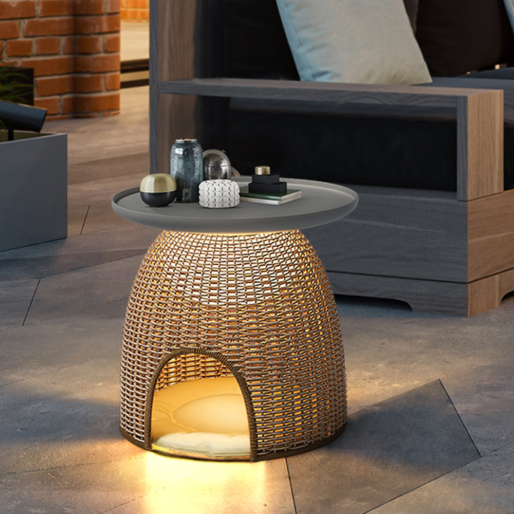 Ritta Außenstehleuchte /mit Tisch, Solar, 40/47CM Lang - Lumpaz