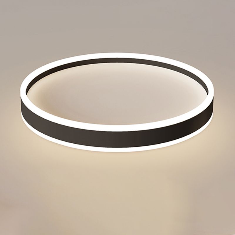 Quinn Deckenleuchte Ring, Minimalistisch, 2 Farben, ∅40CM/50CM - Lumpaz