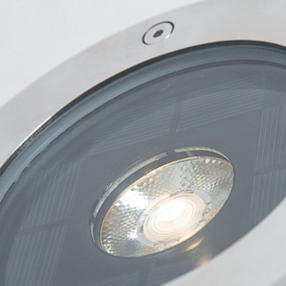 Orr Solar Außen-Treppenleuchte/Bodeneinbaustrahler Schwarz, ∅16/17CM - Lumpaz