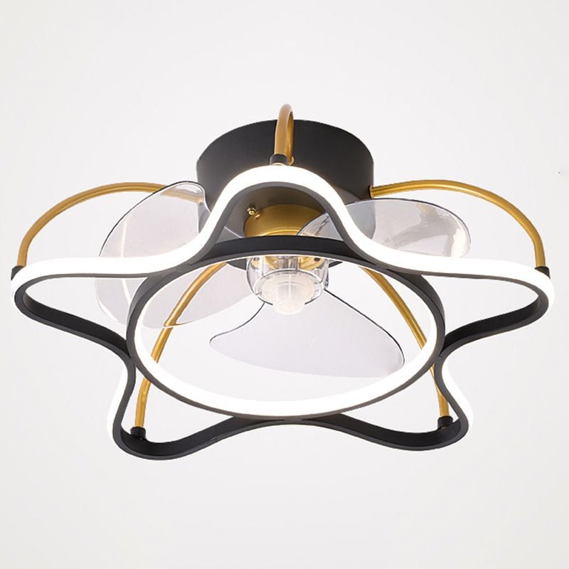 Hana Deckenventilator mit Beleuchtung, 3 Stile, ∅50CM - Lumpaz