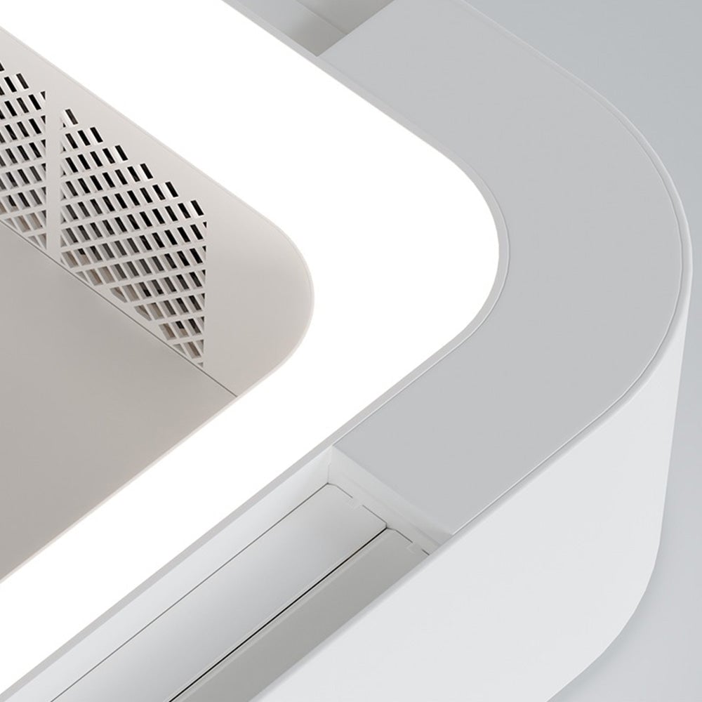Quinn Deckenventilator mit Beleuchtung Weiß, 2 Stile, ∅58CM - Lumpaz