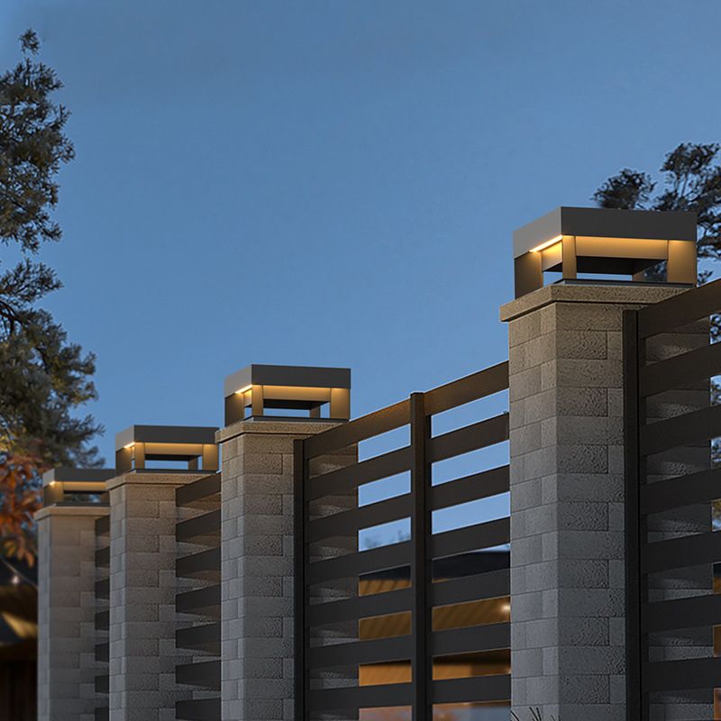 Riley Außensockelleuchte Schwarz, Minimalist, Breite 15/20/30/41/50CM - Lumpaz