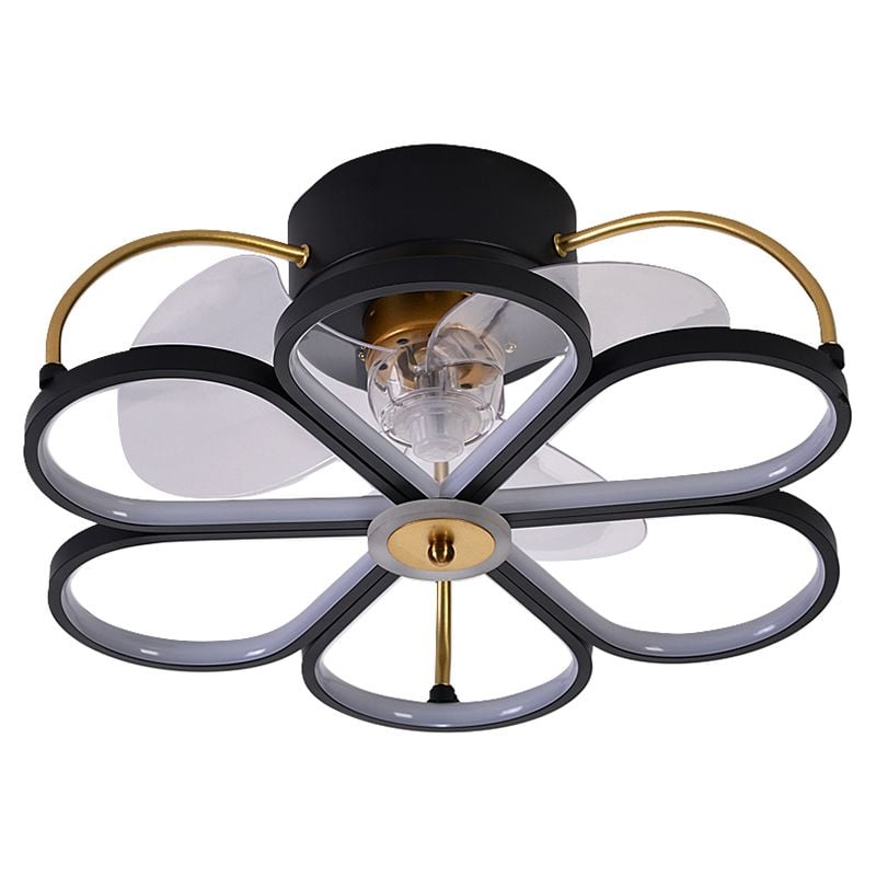 Hana Deckenventilator mit Beleuchtung, 3 Stile, ∅50CM - Lumpaz