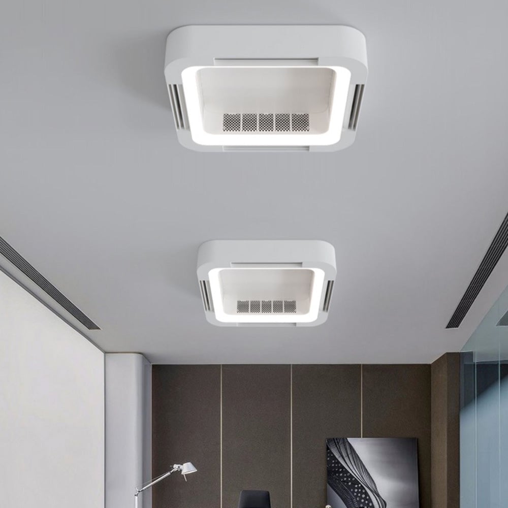 Quinn Deckenventilator mit Beleuchtung Weiß, 2 Stile, ∅58CM - Lumpaz