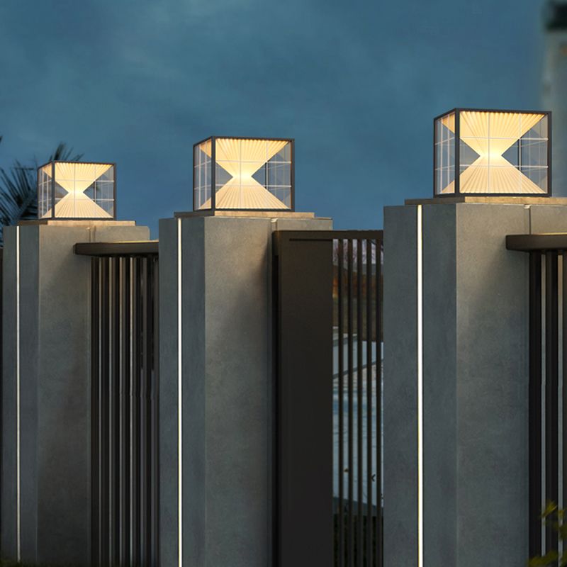 Riley Außensockelleuchte Pyramide, Solar, 20/30/40CM Lang - Lumpaz