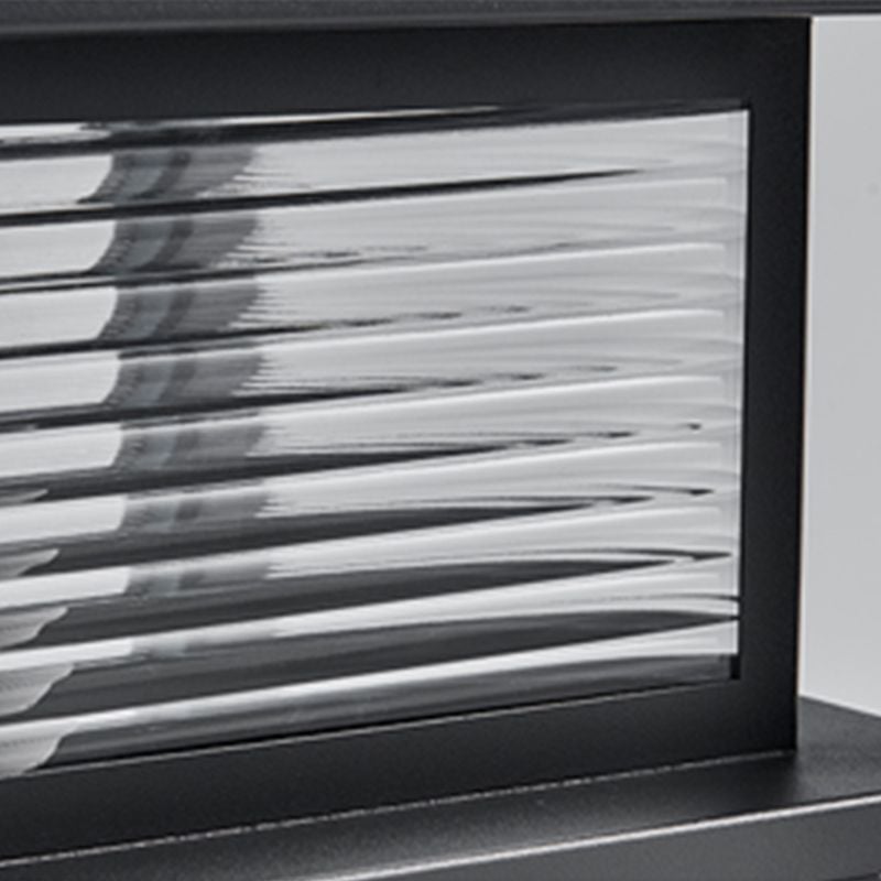 Riley Außensockelleuchte Schwarz, Solarenergie, 25/30/38CM Lang - Lumpaz