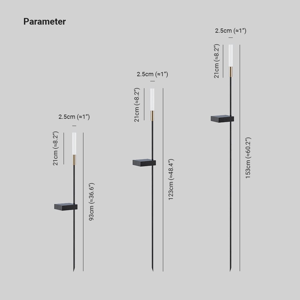 Pena Außen-Pollerleuchte Solar - Lumpaz