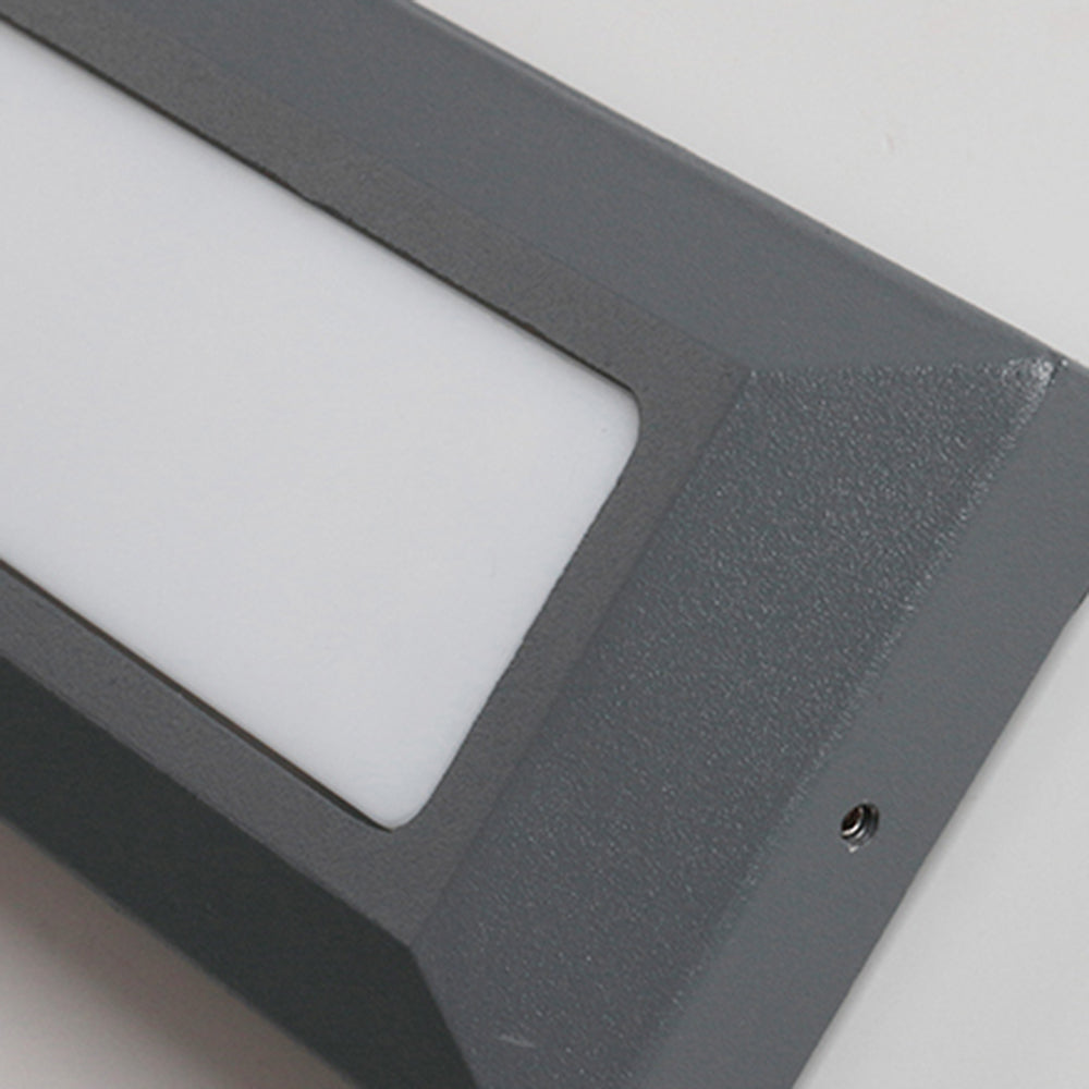 Orr Rechteck Außen-Treppenleuchte, 2 Farben, 23CM Lang - Lumpaz