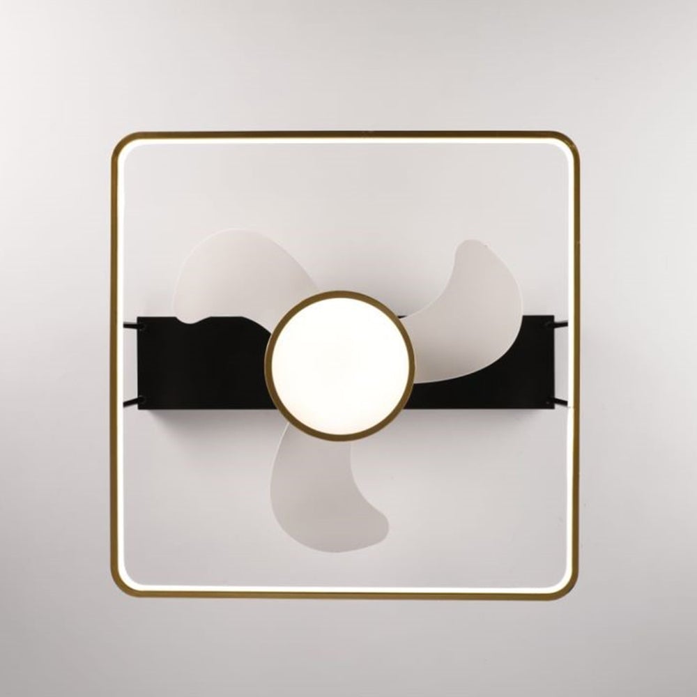 Kelley Deckenventilator mit Beleuchtung Gold, 3 Stile, ∅45/62/110CM - Lumpaz