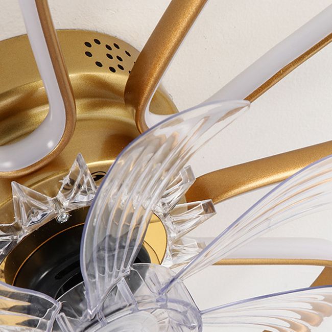 Hana Deckenventilator mit Beleuchtung, 3 Farben, ∅50CM - Lumpaz