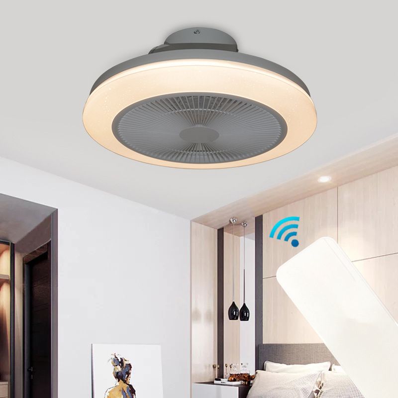 Morandi Deckenventilator mit Beleuchtung RGB-Bluetooth, ∅48cm - Lumpaz