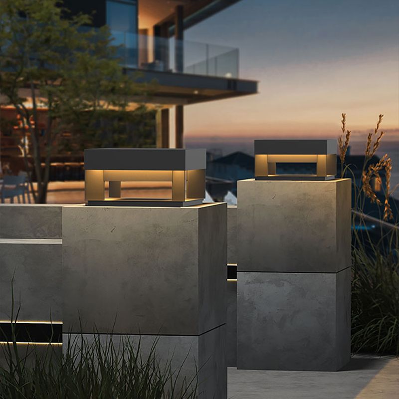 Riley Außensockelleuchte Schwarz, Minimalist, Breite 15/20/30/41/50CM - Lumpaz