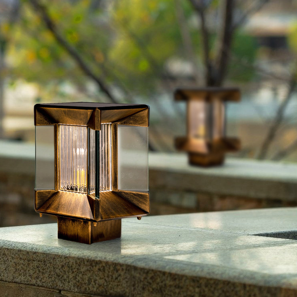 Riley Minimalistisch Außensockelleuchte Solar 2 Farben, 16CM /24CM/30CM Lang - Lumpaz