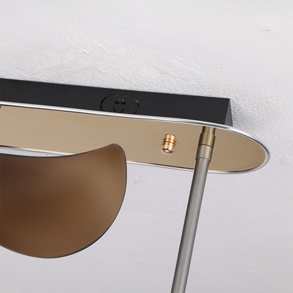 Madina Deckenventilator mit Beleuchtung Aluminium & Metall, ∅110CM - Lumpaz
