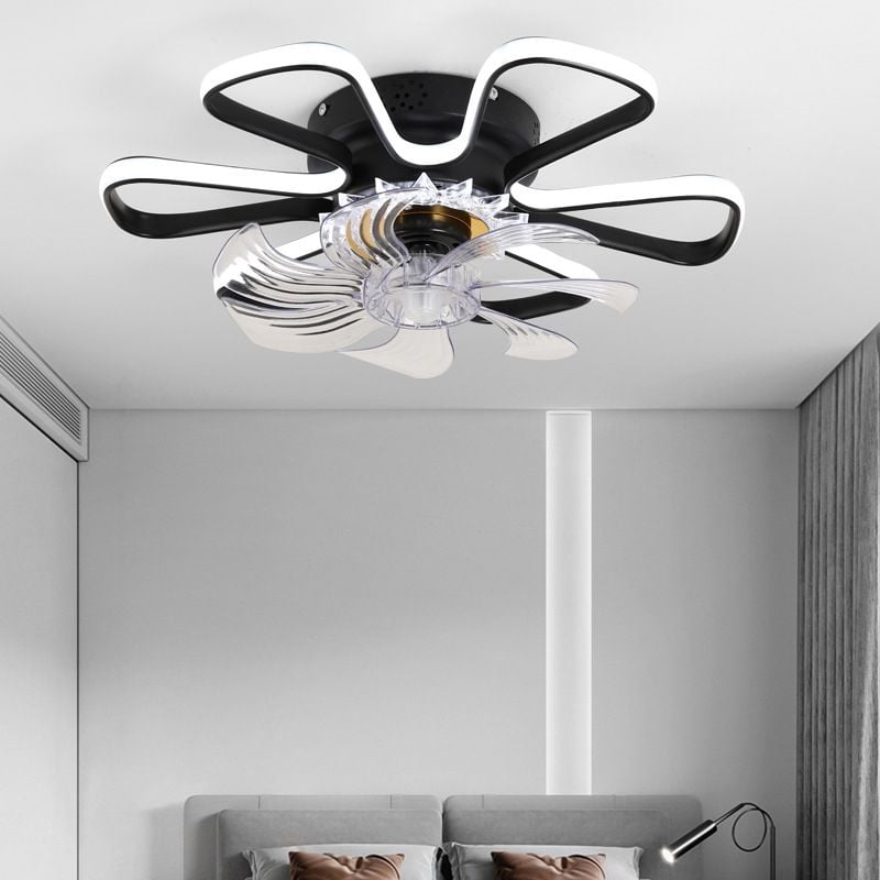 Hana Deckenventilator mit Beleuchtung, 3 Farben, ∅50CM - Lumpaz